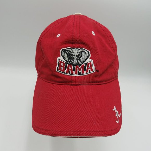 Alabama Crimson Tide Hat Bama Embroidered Red Baseball Cap Auburn Magnet - Picture 1 of 13